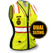 KwikSafety FIRST LADY (DUAL-SIZING) Safety Vest for Women Class 2 ANSI Tested OSHA Compliant Hi Vis Reflective PPE Surveyor - Model No.: KS3319OS - KwikSafety