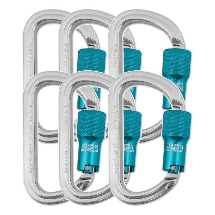 KwikSafety Twist Locking Aluminium Carabiners by KwikSafety