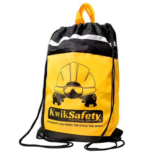 KwikSafety Drawstring Bag | Yellow/Black - KwikSafety