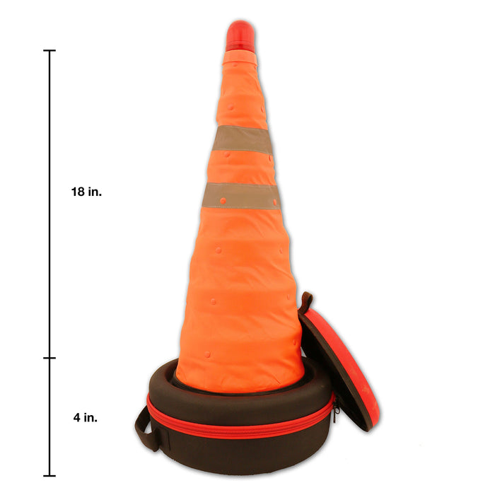 KwikSafety COMPACT Collapsible Traffic Emergency Roadside Cone - Model No.: KS9951 - KwikSafety