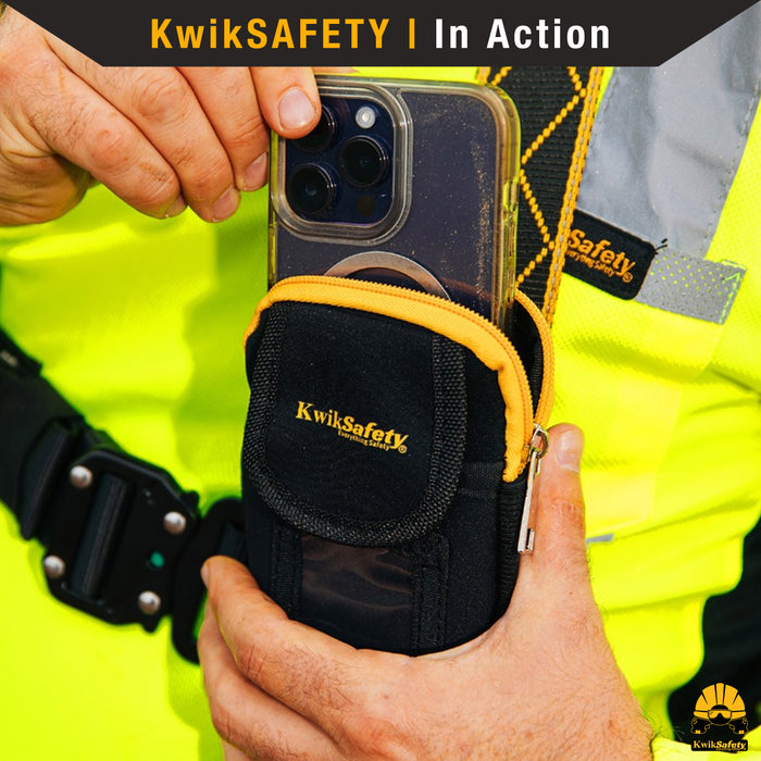 KwikSafety Premium Detachable Harness iPocket | Black & Gold - Model No.: KS1091