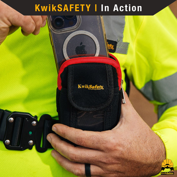 KwikSafety Detachable Harness iPocket | Black & Red - Model No.: KS1091