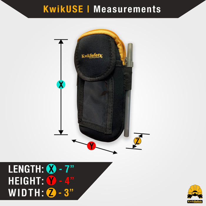 KwikSafety Premium Detachable Harness iPocket | Black & Gold - Model No.: KS1091