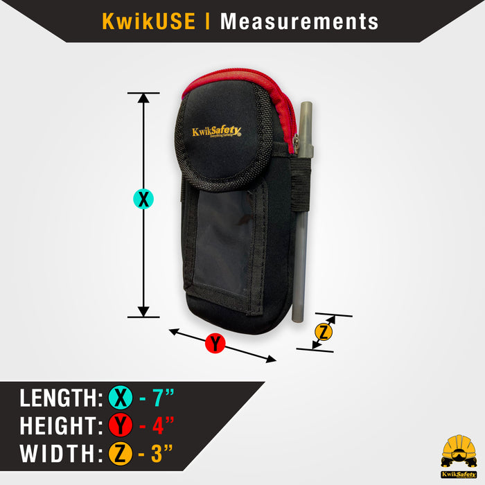 KwikSafety Detachable Harness iPocket | Black & Red - Model No.: KS1091