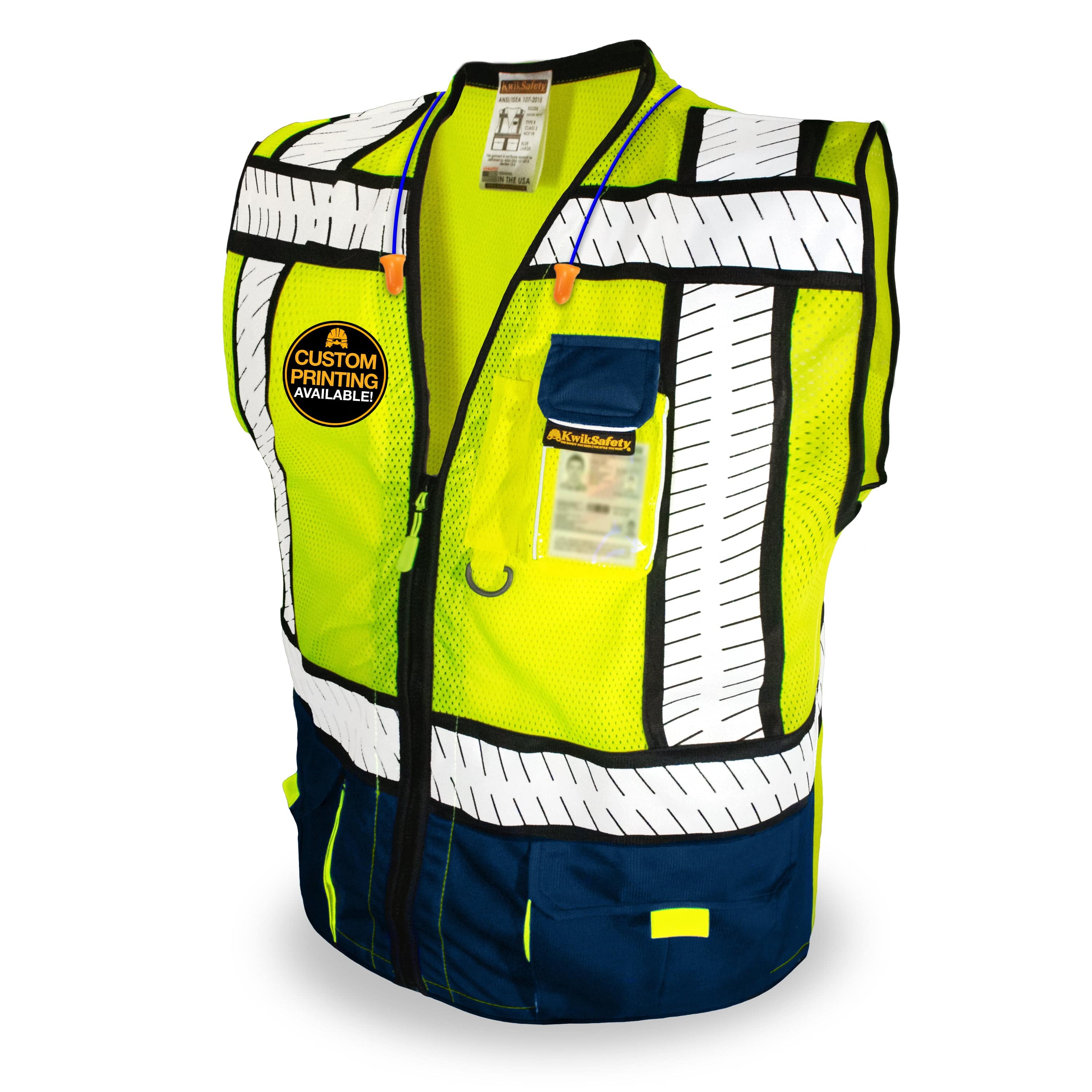 mesh safety vests with pockets