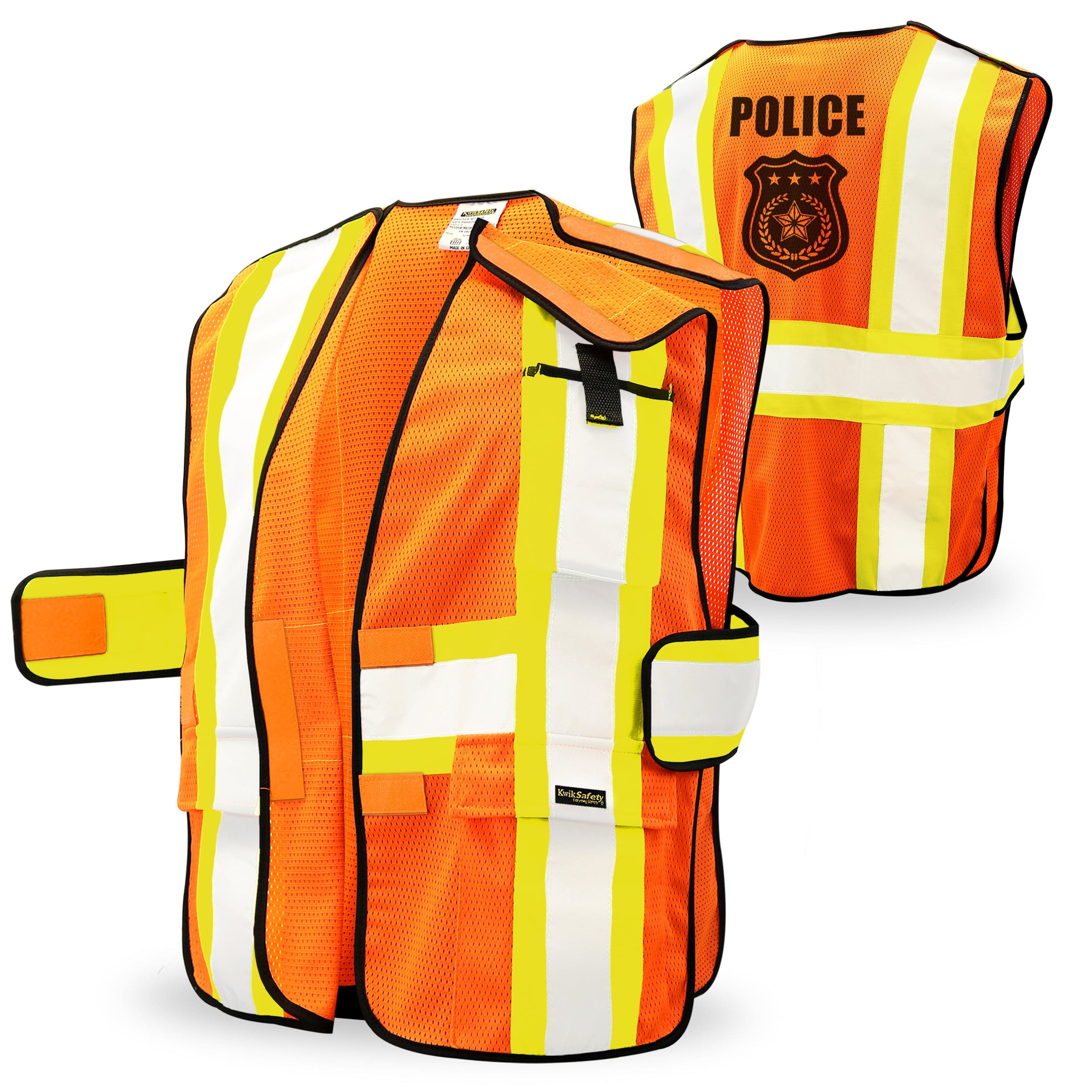 Kwiksafety First Responder Hi Vis Reflective Breakaway Class 2 Safety 8304