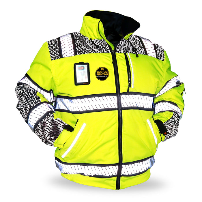 TINGLEY Men's Standard Bomber Ii High Visibility Insulated Jacket with Hood