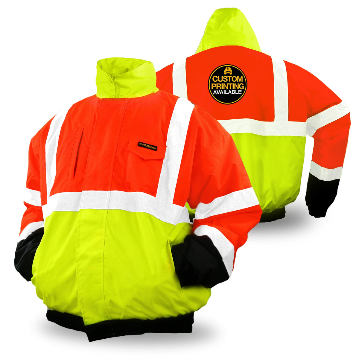 KT Blue Safety Reflective Jacket with 1 Inch Tape (Pack of 10)