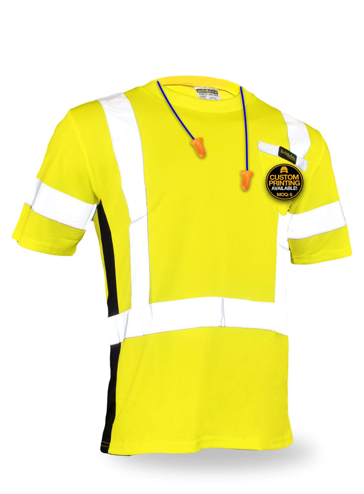 Safety yellow work on sale shirts