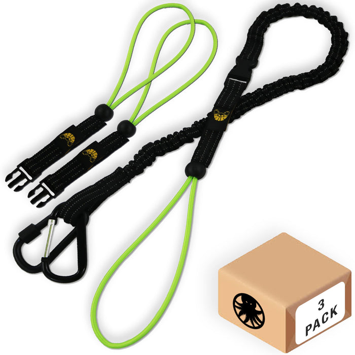 KwikSafety OCTOPUS Heavy Duty Tool Lanyard w/ Detachable Straps and  Carabiners