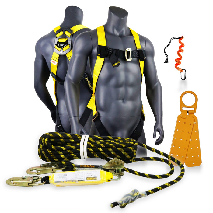 KwikSafety TORNADO 1D Ring Fall Protection Full Body Safety Harness 
