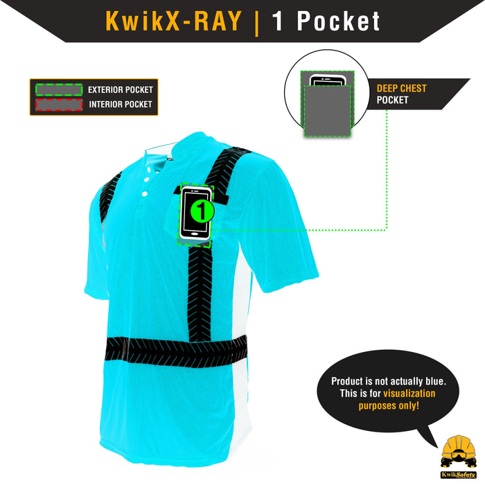 KwikSafety ESTIMATOR Safety Shirt (Y-NECK BUTTON UP) Class 2 Short Sle