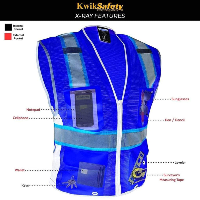 KwikSafety - BIG KAHUNA Hi Vest Class 2 Reflective Vis Safety