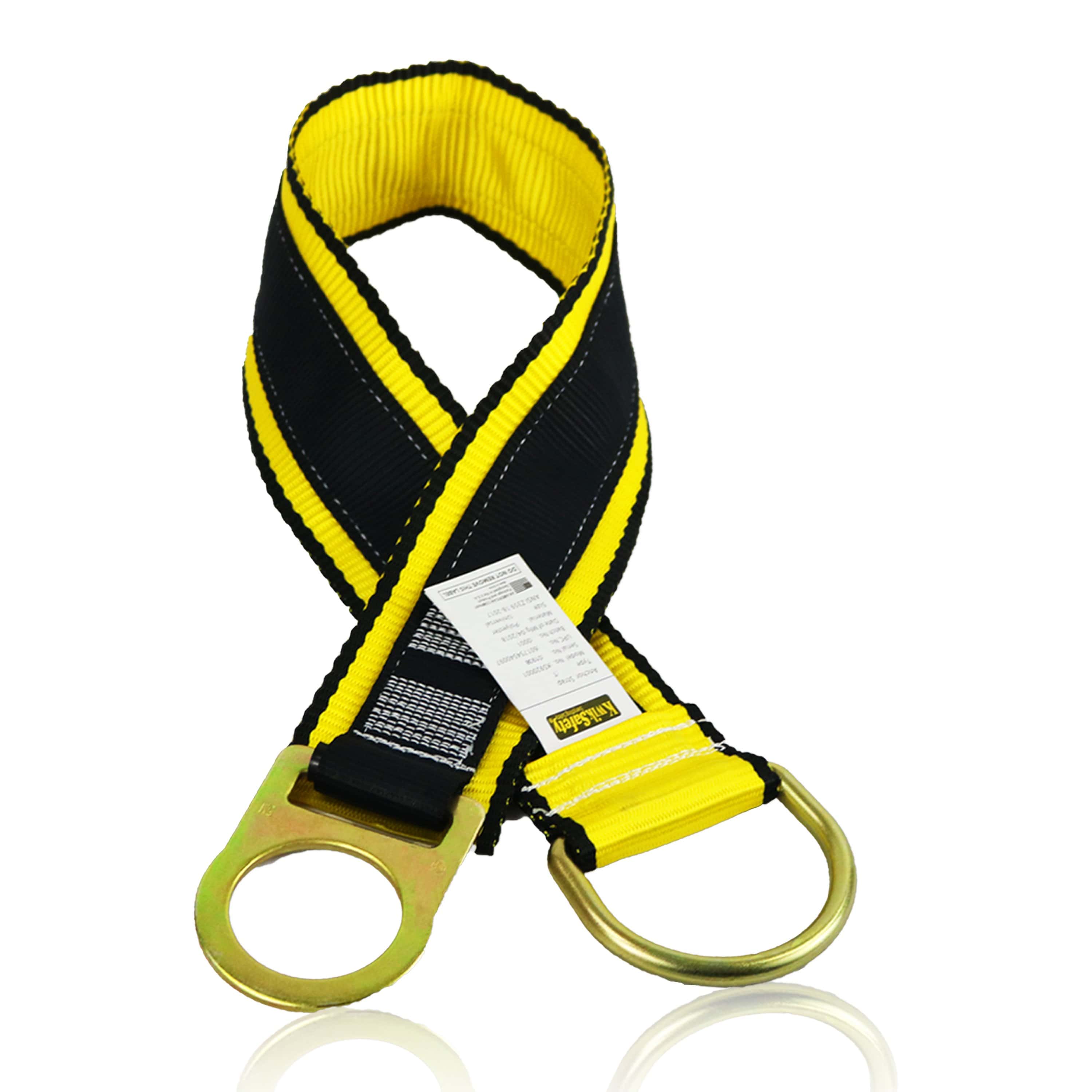 Guardian Fall Protection Heavy Duty Poly Rope with Integral Snap Hook,  Yellow, Large in the Safety Accessories department at